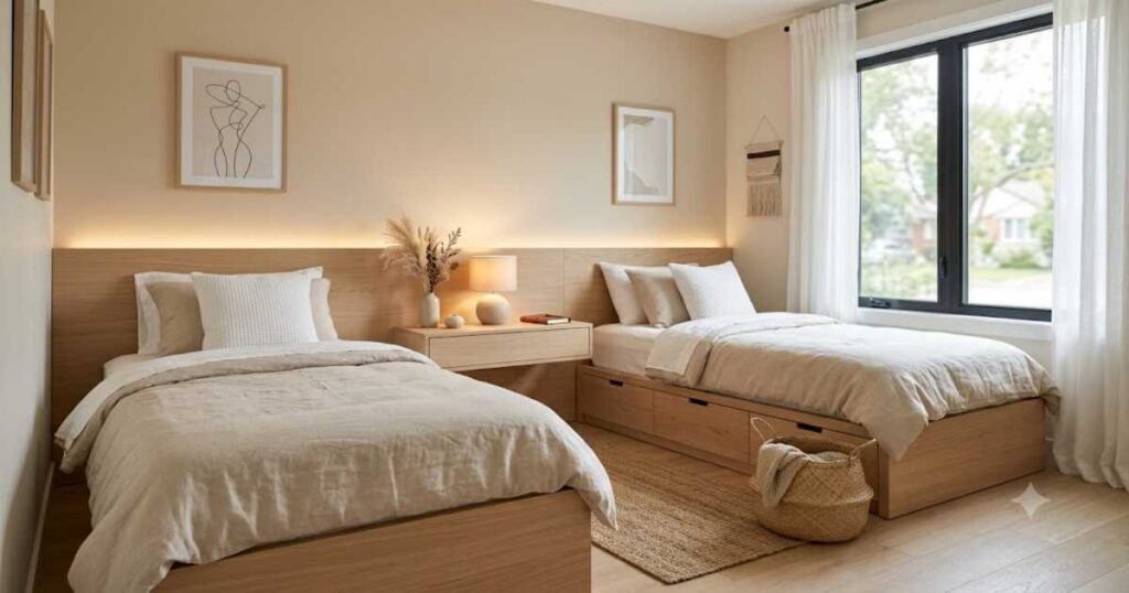 Two Beds in One Small Room Ideas